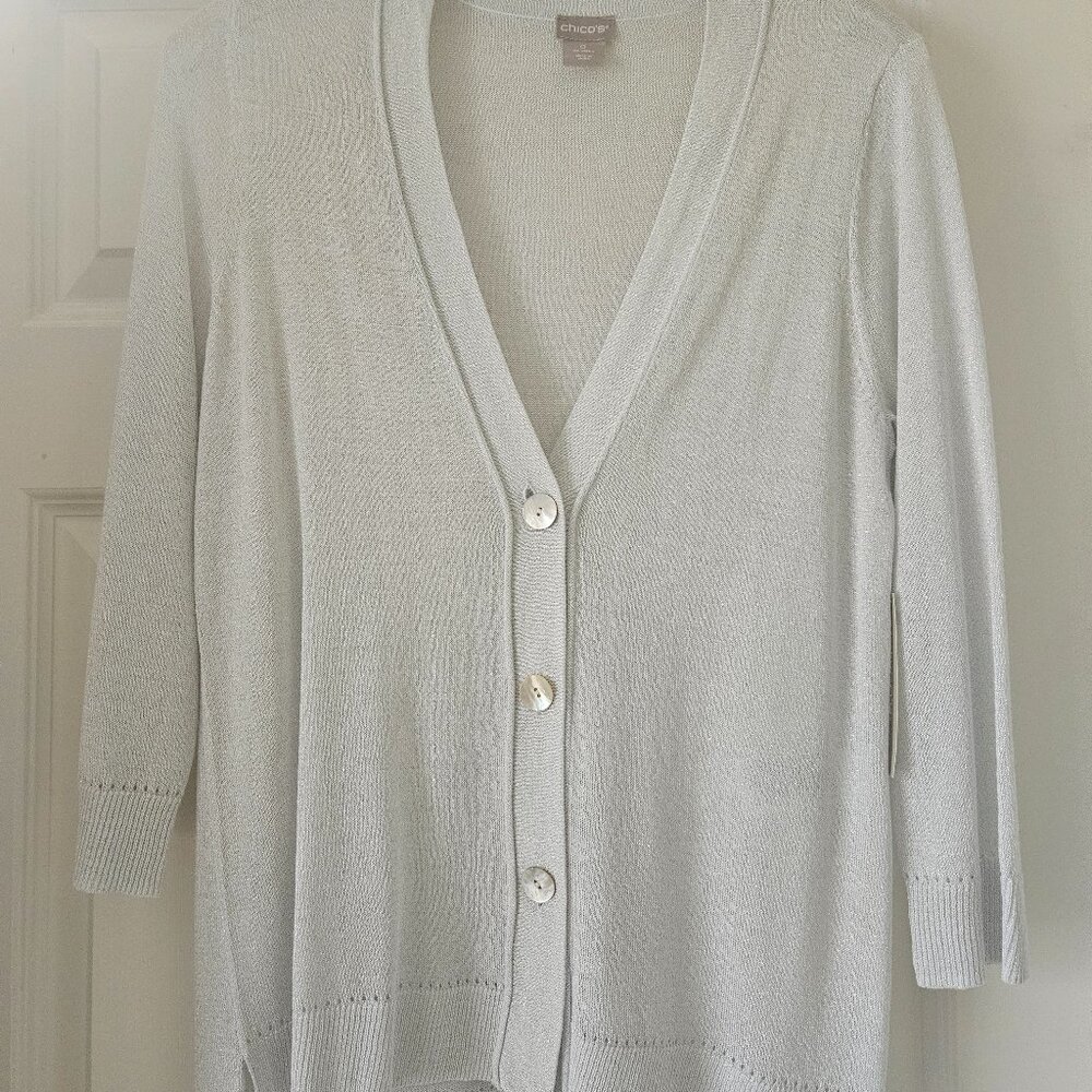 Light silver cardigan